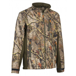 Vêtement de chasse | BLOUSON CHASSE SOFTSHELL | GHOSTCAMO FOREST EVO